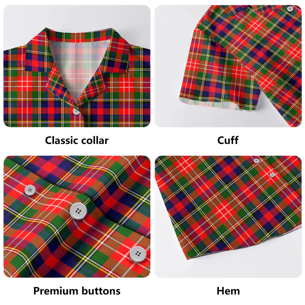 Scottish Christie Clan Badge Tartan Hawaiian Shirt - Image 4