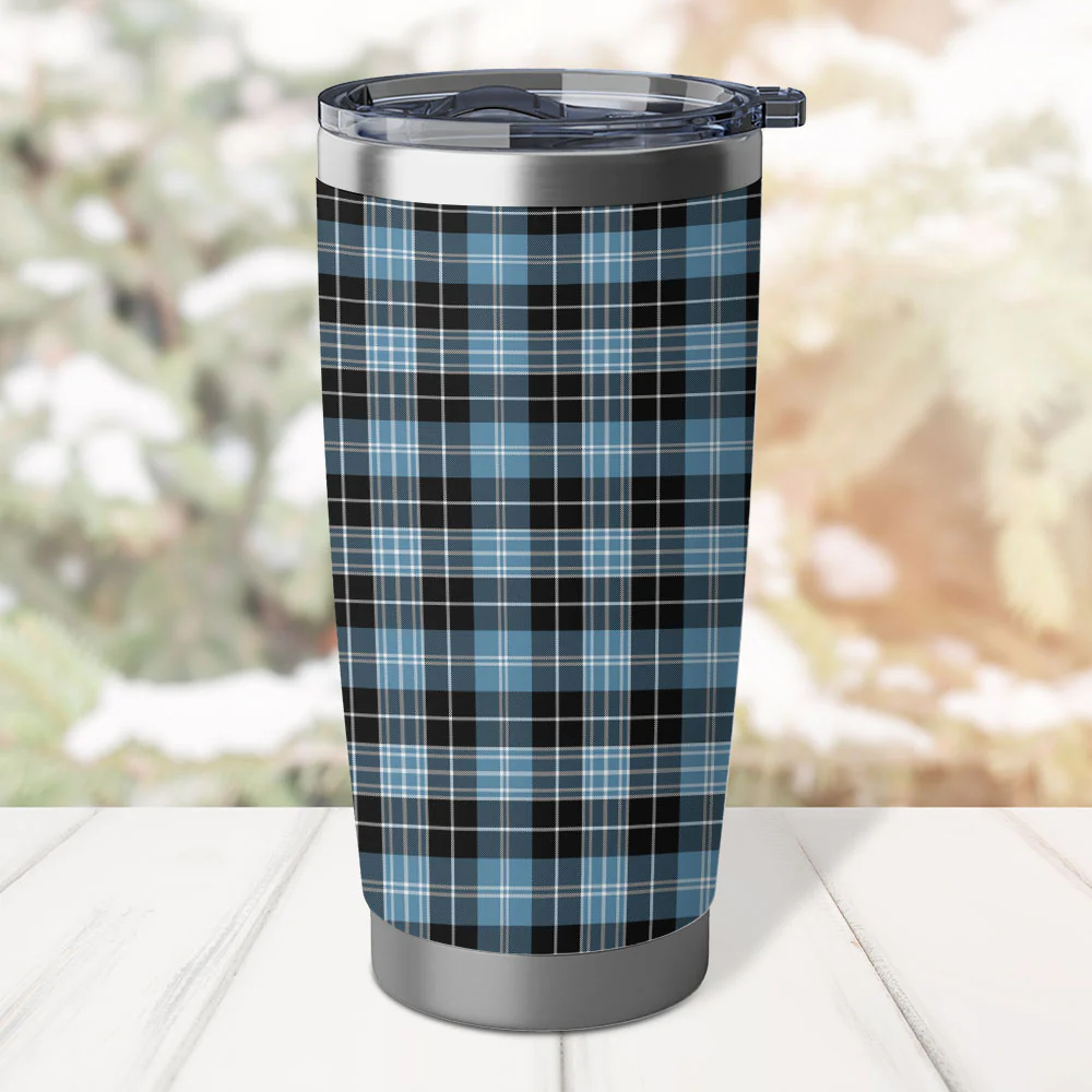 Scottish Clark Ancient Clan Badge Tartan Tumbler - Image 3