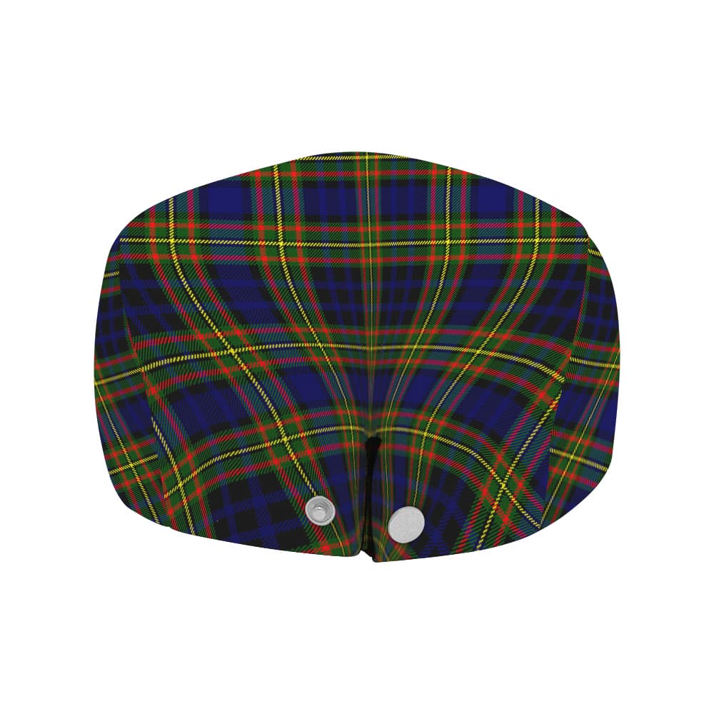 Scottish Clelland Clan Badge Tartan Flat Cap - Image 4