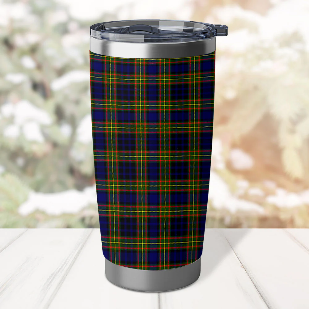 Scottish Clelland Modern Clan Badge Tartan Tumbler - Image 3