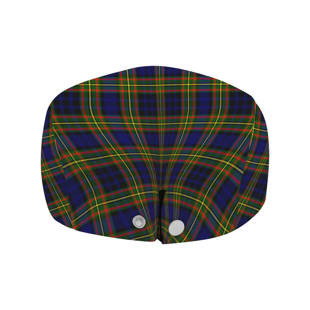 Scottish Clelland Modern Tartan Flat Cap - Image 4