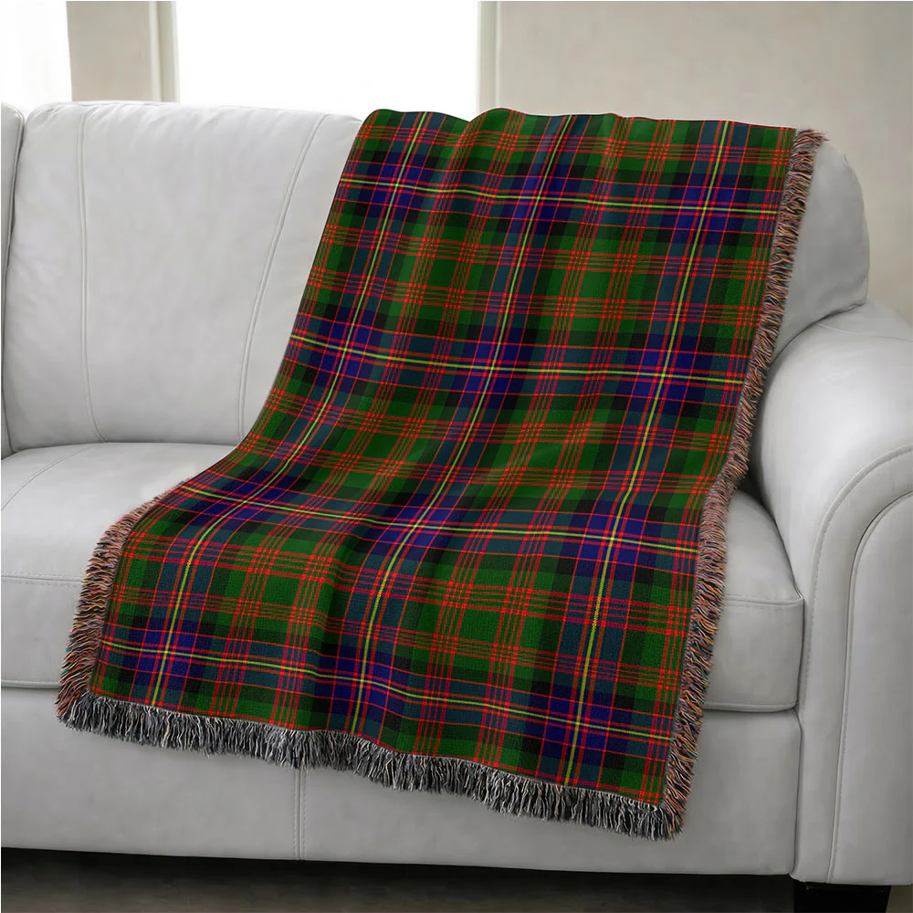 Scottish Cochrane Modern Clan Badge Tartan Woven Blanket - Image 4