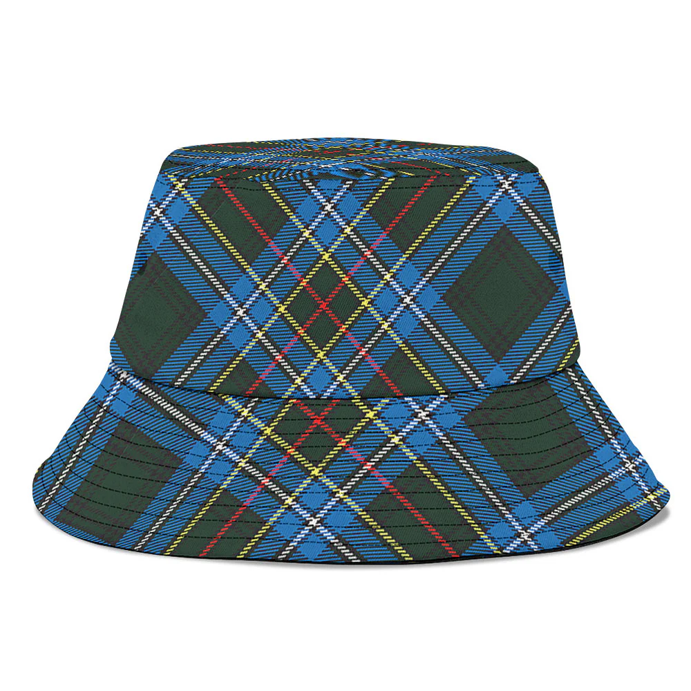 Scottish Cockburn Modern Clan Badge Tartan Bucket Hat