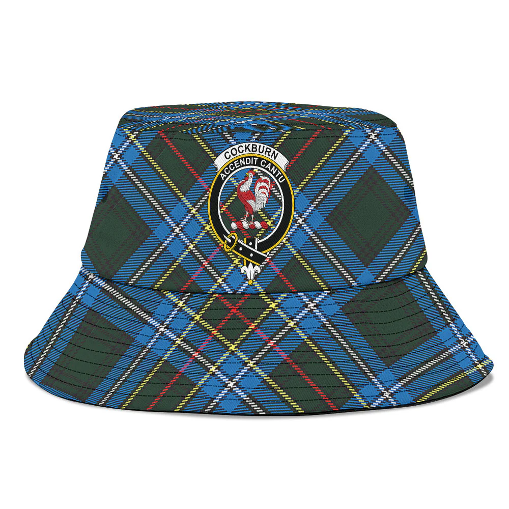 Scottish Cockburn Modern Clan Badge Tartan Bucket Hat - Image 2