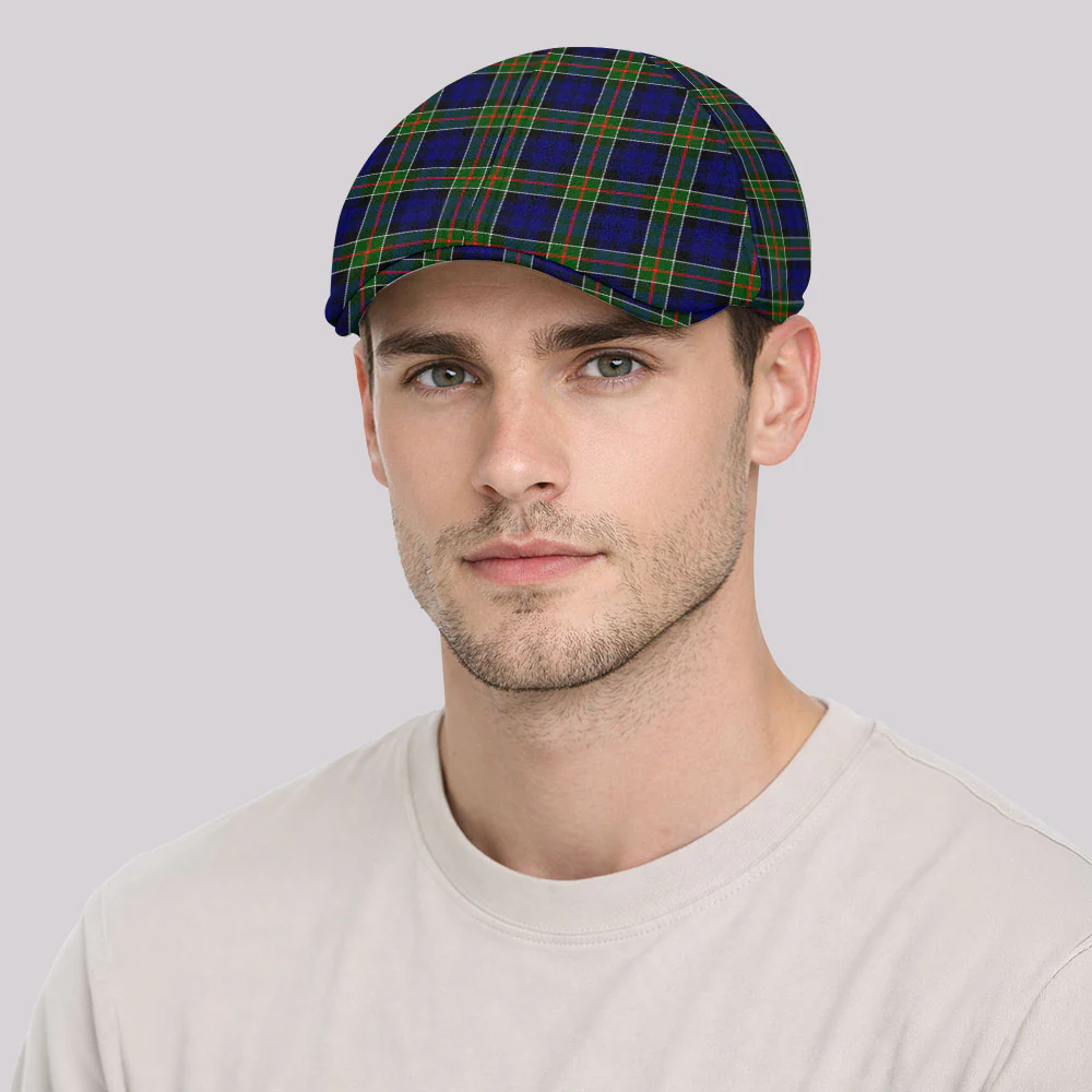 Scottish Colquhoun Modern Clan Badge Tartan Ivy Cap - Image 3