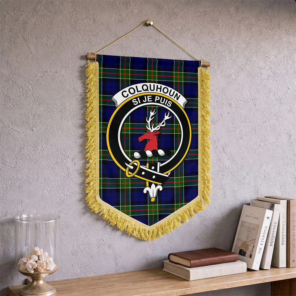 Scottish Colquhoun Modern Clan Badge Tartan Wall Hanging Banner - Image 2