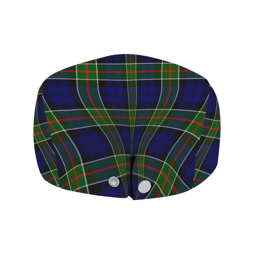 Scottish Colquhoun Modern Tartan Flat Cap - Image 4