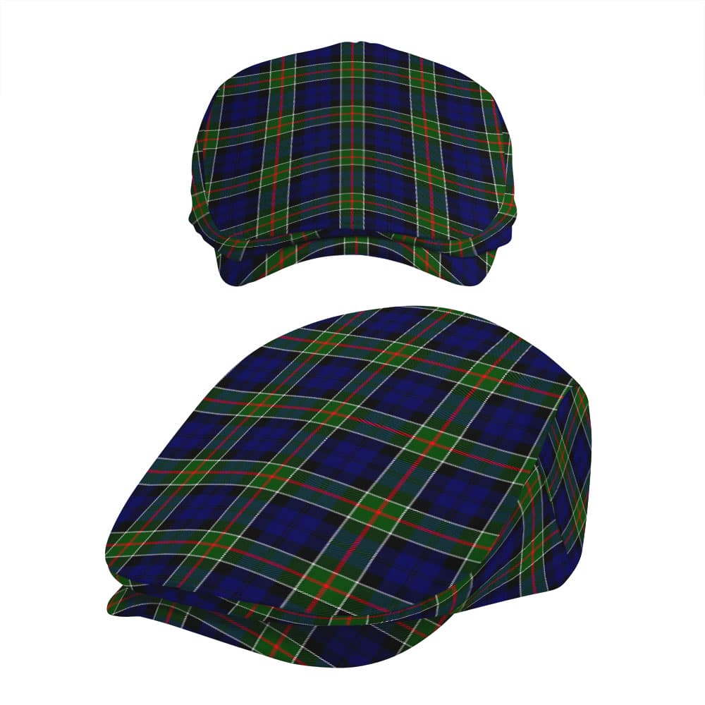 Scottish Colquhoun Modern Tartan Flat Cap - Image 5