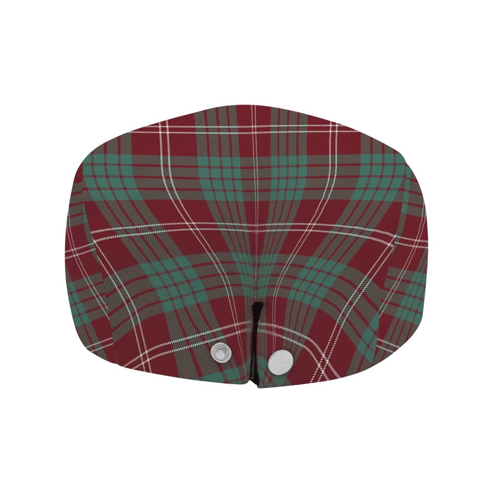 Scottish Crawford Modern Tartan Flat Cap - Image 4