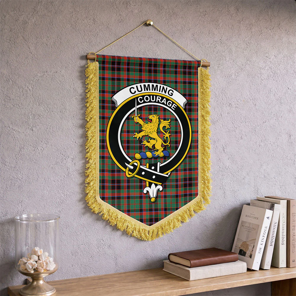 Scottish Cumming Hunting Ancient Clan Badge Tartan Wall Hanging Banner - Image 2