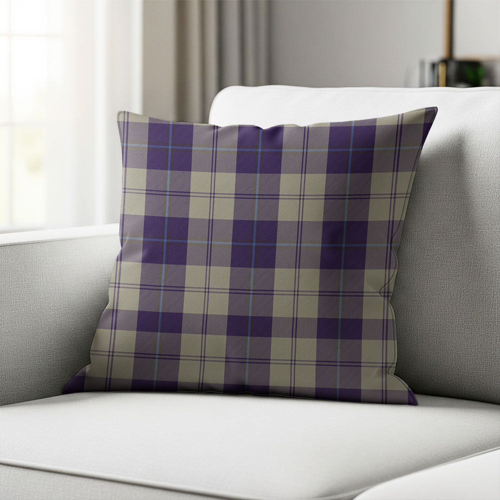 Scottish Cunningham Dress Blue Dancers Clan Badge Tartan Pillow Case