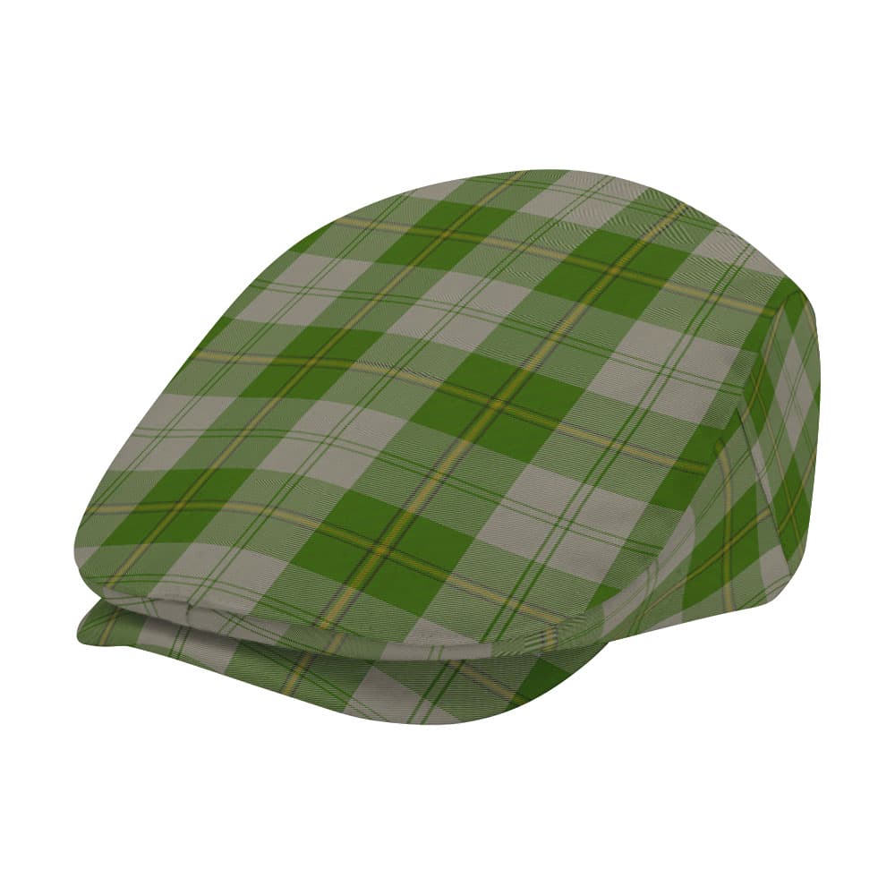 Scottish Cunningham Dress Green Dancers Tartan Flat Cap - Image 2