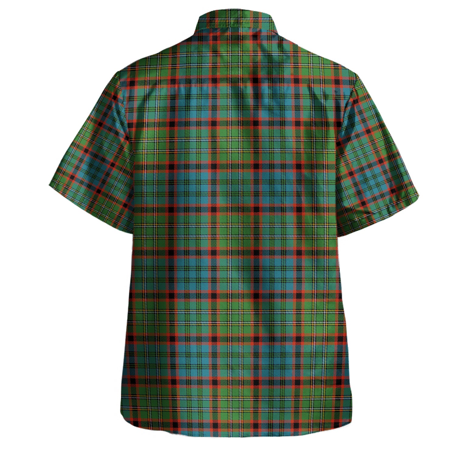 Scottish Cunningham Hunting Ancient Clan Badge Tartan Hawaiian Shirt - Image 3