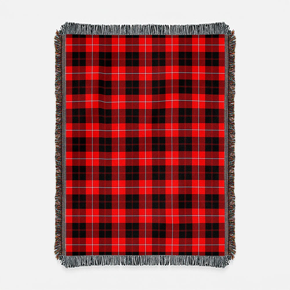 Scottish Cunningham Modern Clan Badge Tartan Woven Blanket