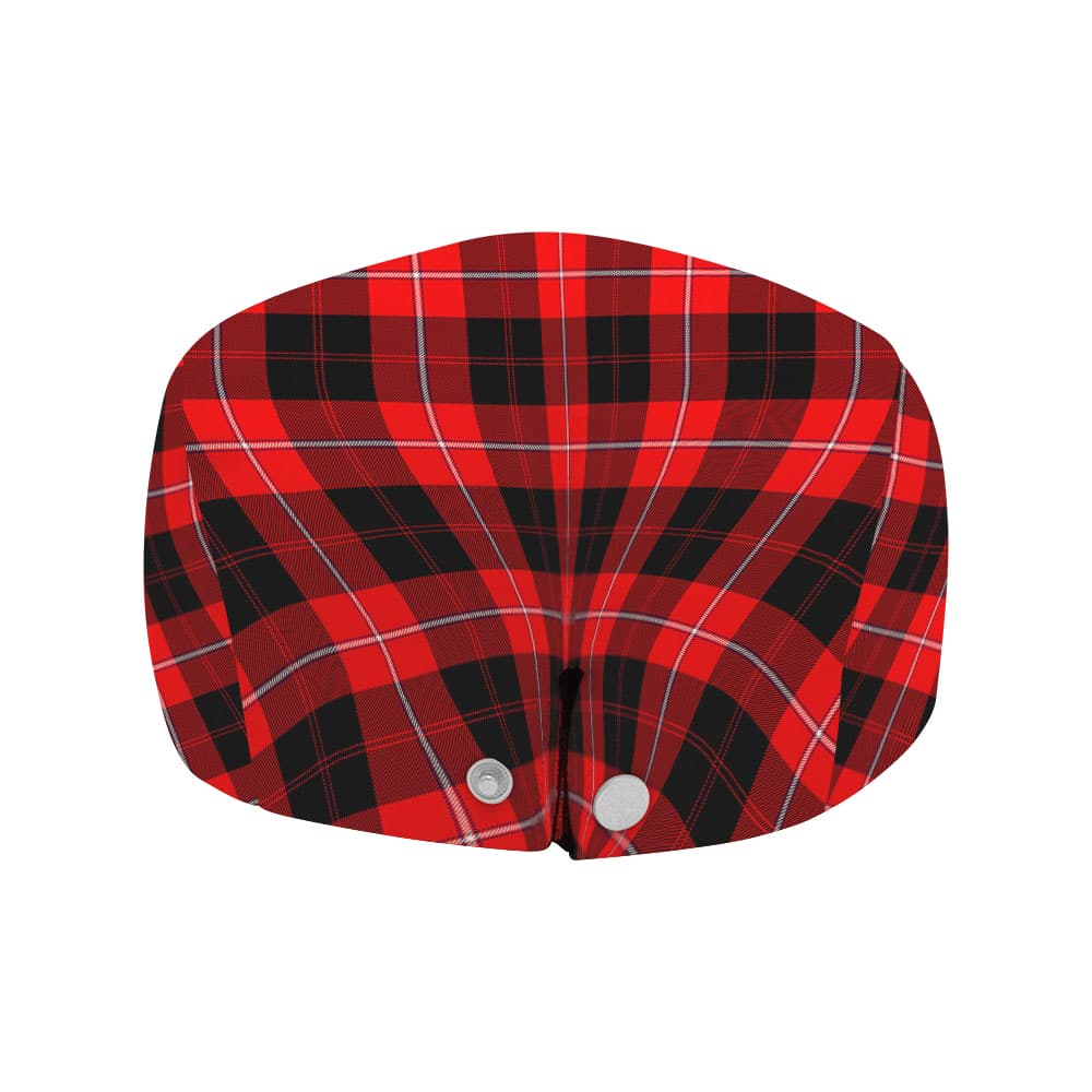Scottish Cunningham Modern Tartan Flat Cap - Image 4