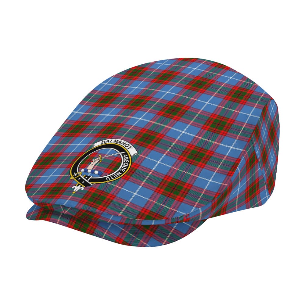 Scottish Dalmahoy Clan Badge Tartan Flat Cap - Image 2