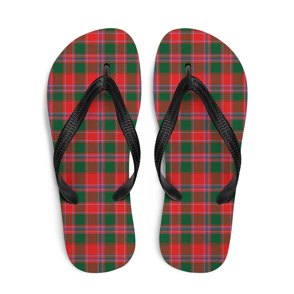 Scottish Dalziel Modern Clan Badge Tartan Flip Flops