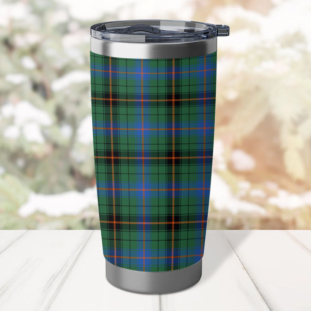 Scottish Davidson Ancient Clan Badge Tartan Tumbler - Image 3