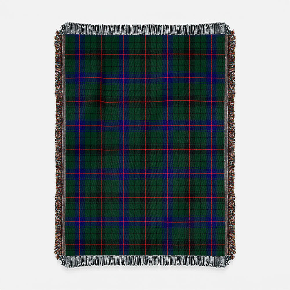 Scottish Davidson Modern Clan Badge Tartan Woven Blanket