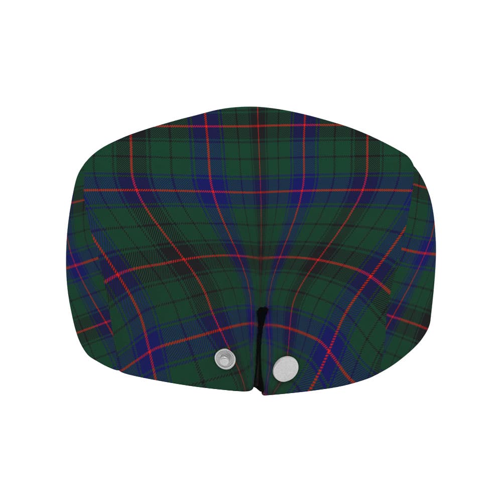 Scottish Davidson Modern Tartan Flat Cap - Image 4