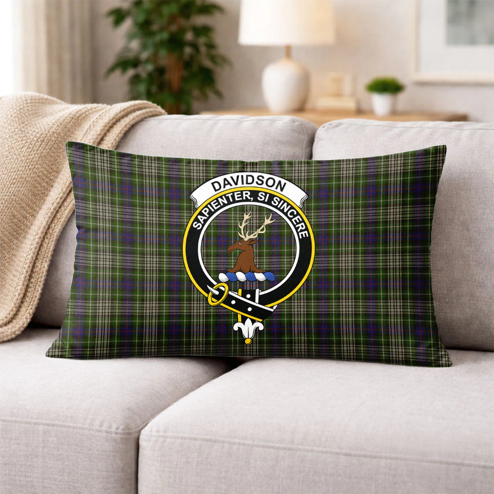 Scottish Davidson Tulloch Dress Clan Badge Tartan Pillow Case - Image 3