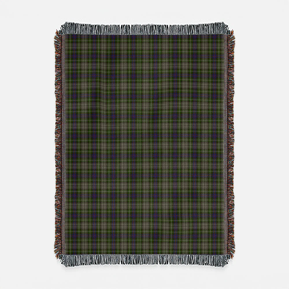 Scottish Davidson Tulloch Dress Clan Badge Tartan Woven Blanket