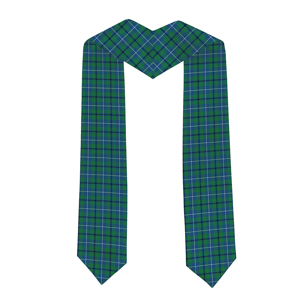 Scottish Douglas Ancient Clan Badge Tartan Graduation Stole Black Gold Honor - Image 2
