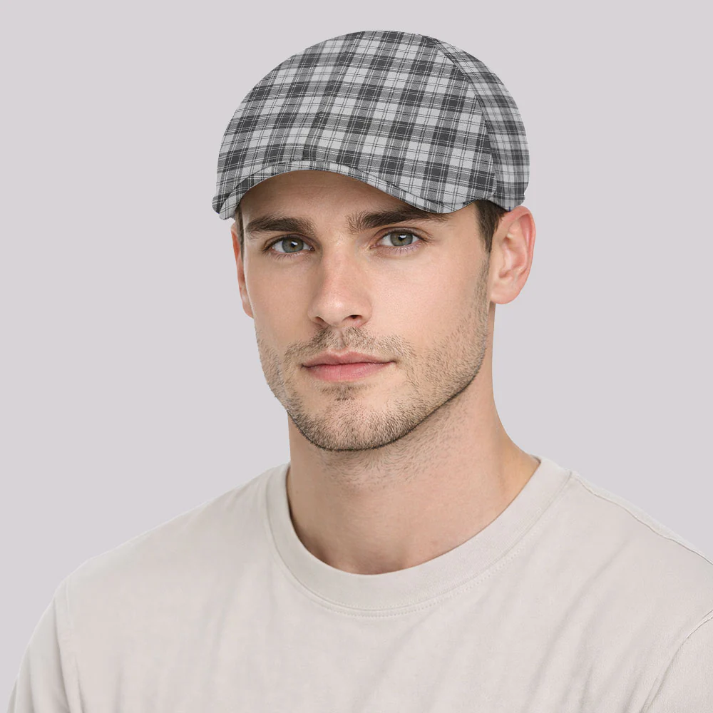 Scottish Douglas Grey Modern Clan Badge Tartan Ivy Cap - Image 3