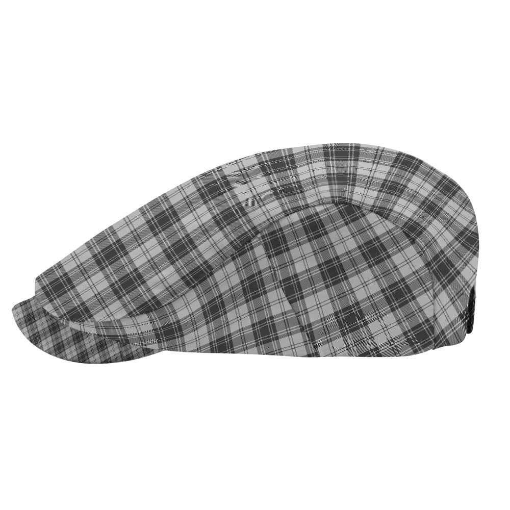 Scottish Douglas Grey Modern Tartan Flat Cap - Image 3