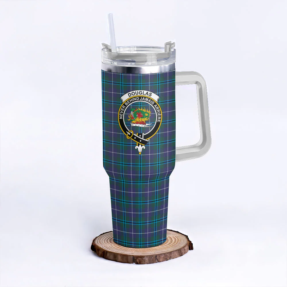 Scottish Douglas Modern Clan Badge Tartan 40oz Tumbler