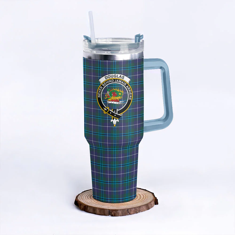 Scottish Douglas Modern Clan Badge Tartan 40oz Tumbler - Image 5