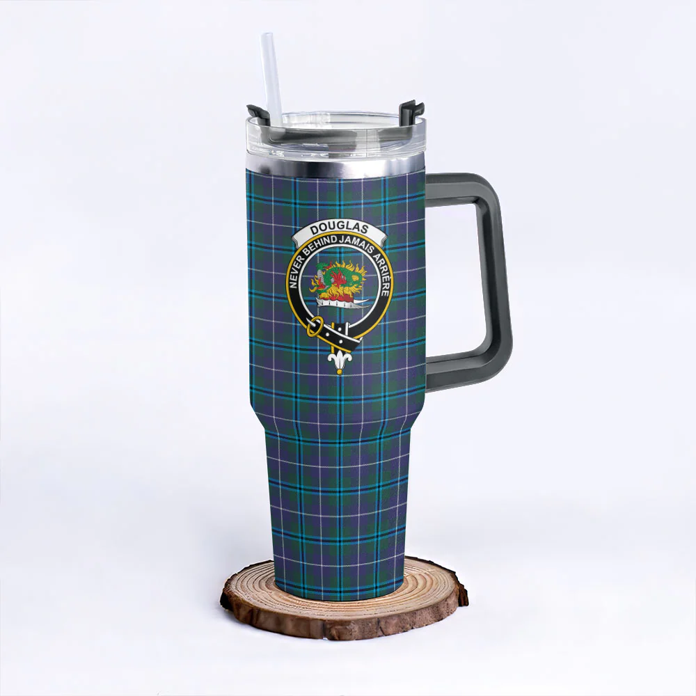 Scottish Douglas Modern Clan Badge Tartan 40oz Tumbler - Image 6