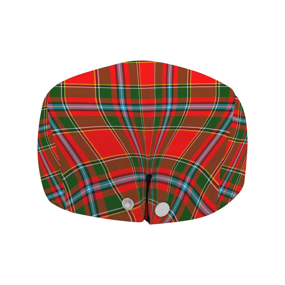 Scottish Drummond Clan Badge Tartan Flat Cap - Image 4