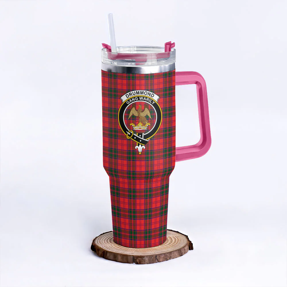 Scottish Drummond Modern Clan Badge Tartan 40oz Tumbler - Image 7