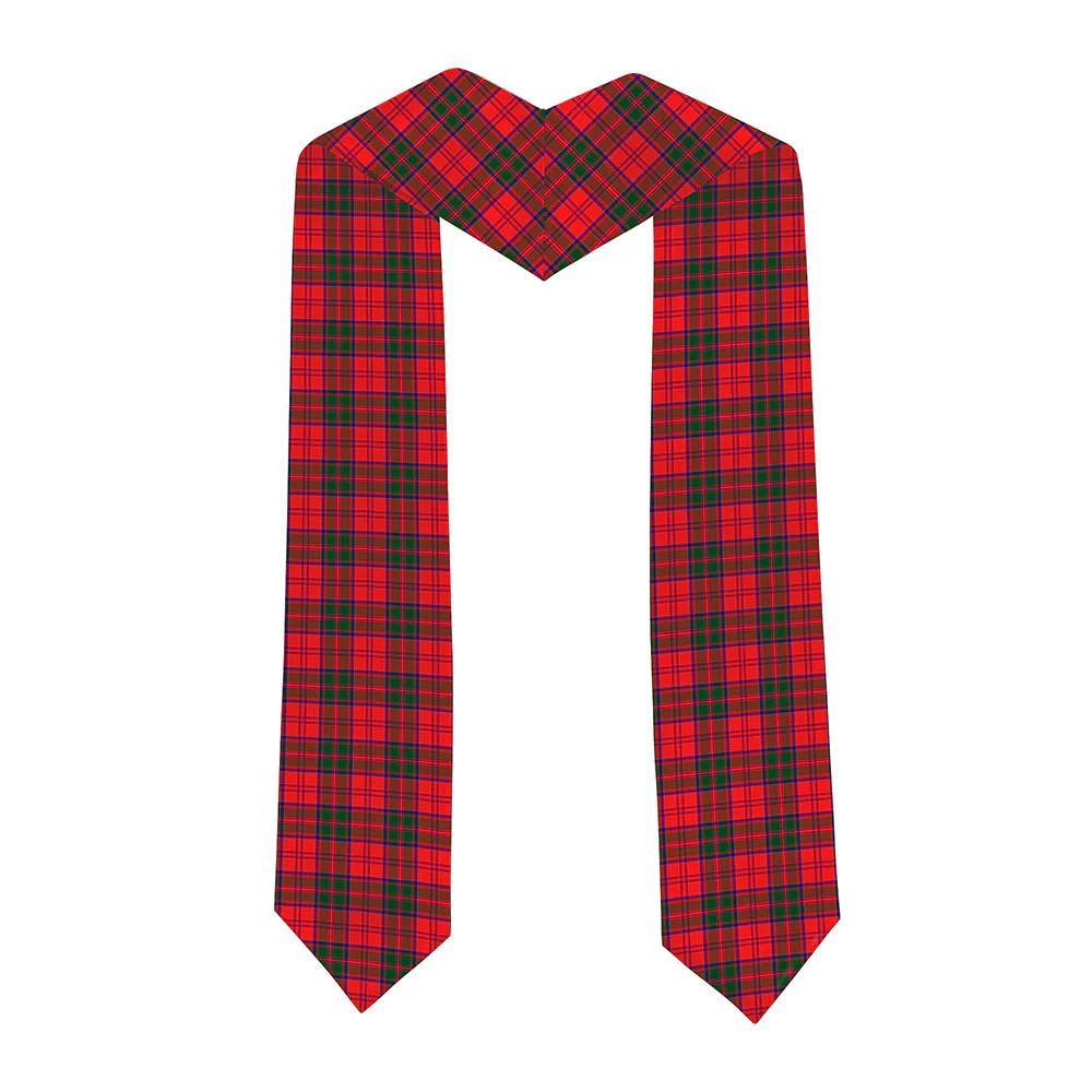 Scottish Drummond Modern Clan Badge Tartan Graduation Stole Black Gold Honor - Image 2