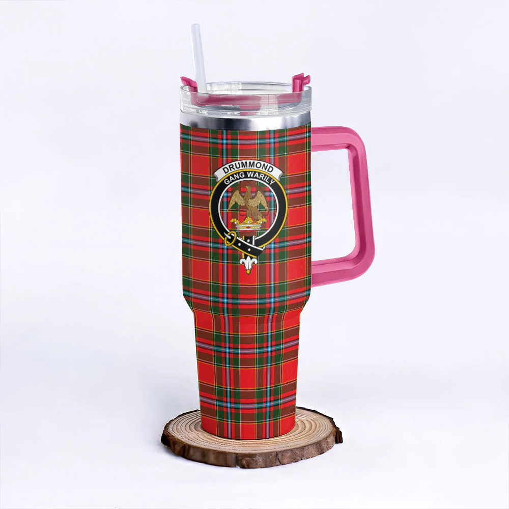 Scottish Drummond of Perth Clan Badge Tartan 40oz Tumbler - Image 7