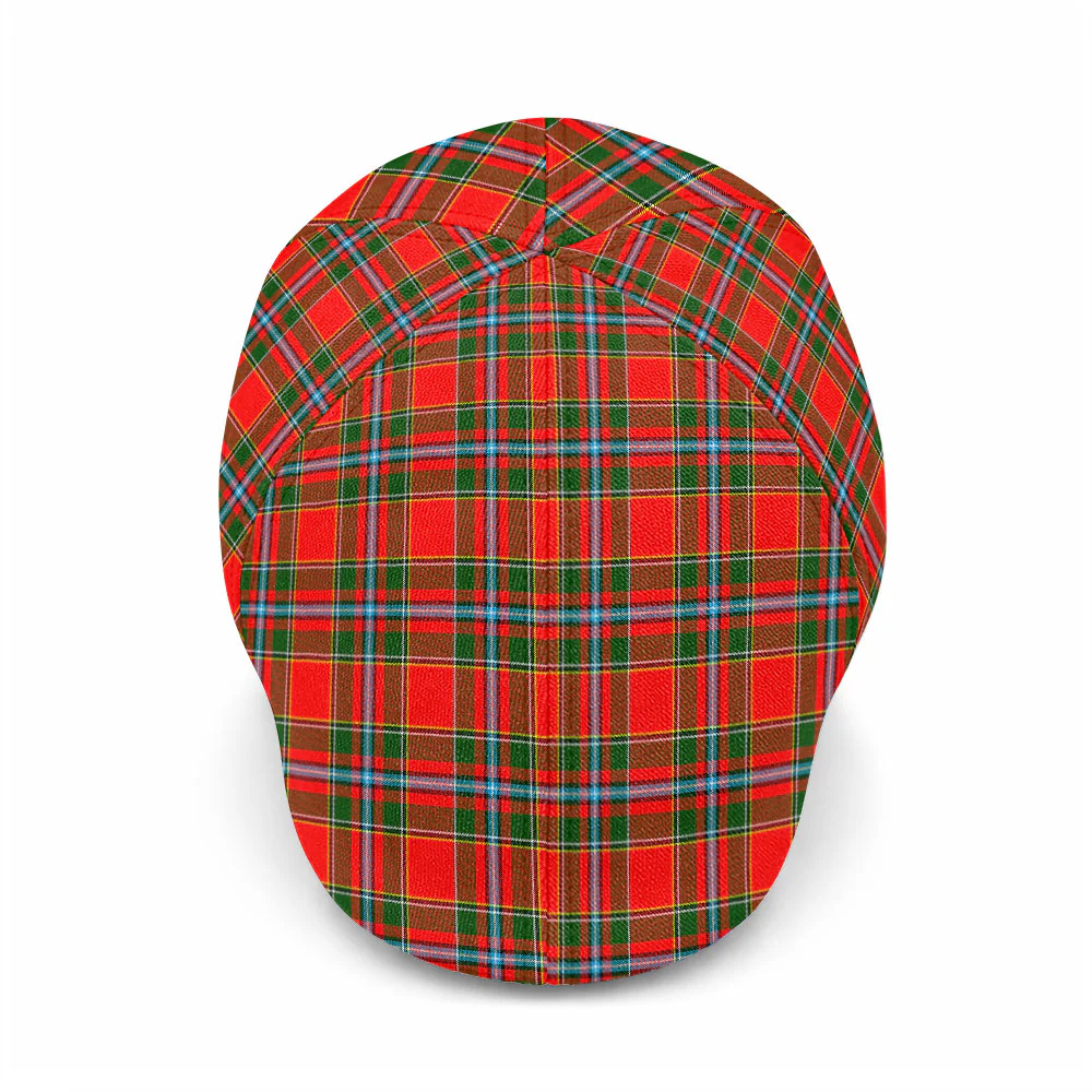 Scottish Drummond of Perth Clan Badge Tartan Ivy Cap - Image 2