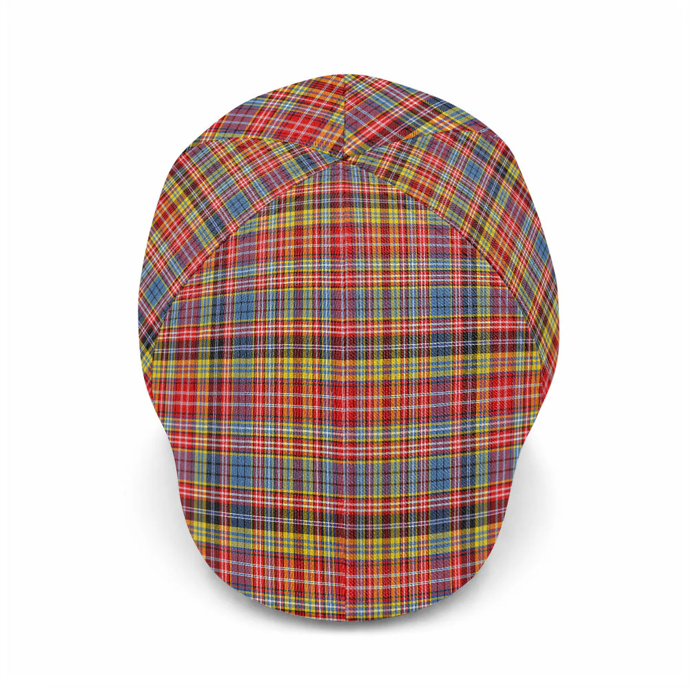 Scottish Drummond of Strathallan Clan Badge Tartan Ivy Cap - Image 2