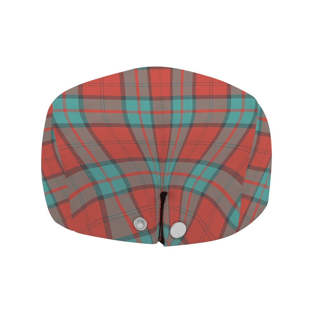 Scottish Dunbar Ancient Tartan Flat Cap - Image 4