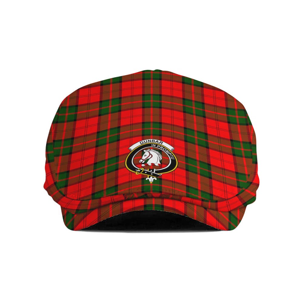 Scottish Dunbar Clan Badge Tartan Flat Cap
