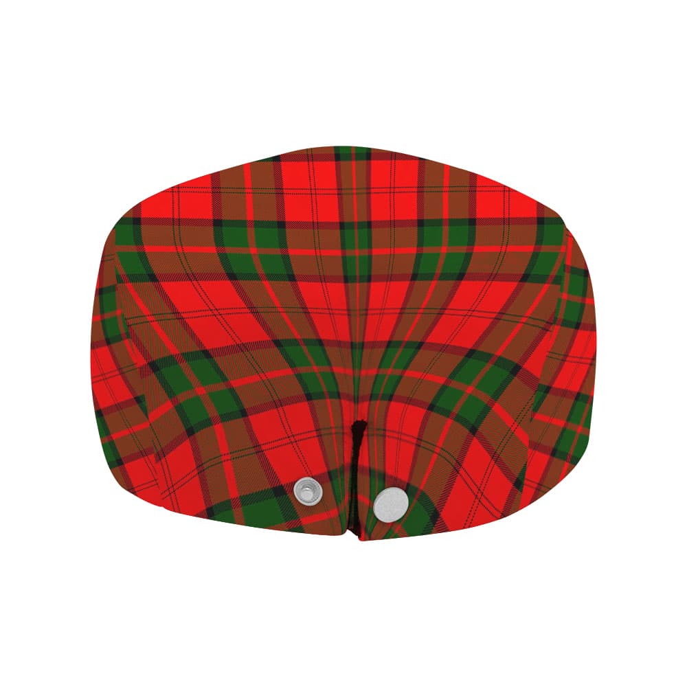 Scottish Dunbar Clan Badge Tartan Flat Cap - Image 4
