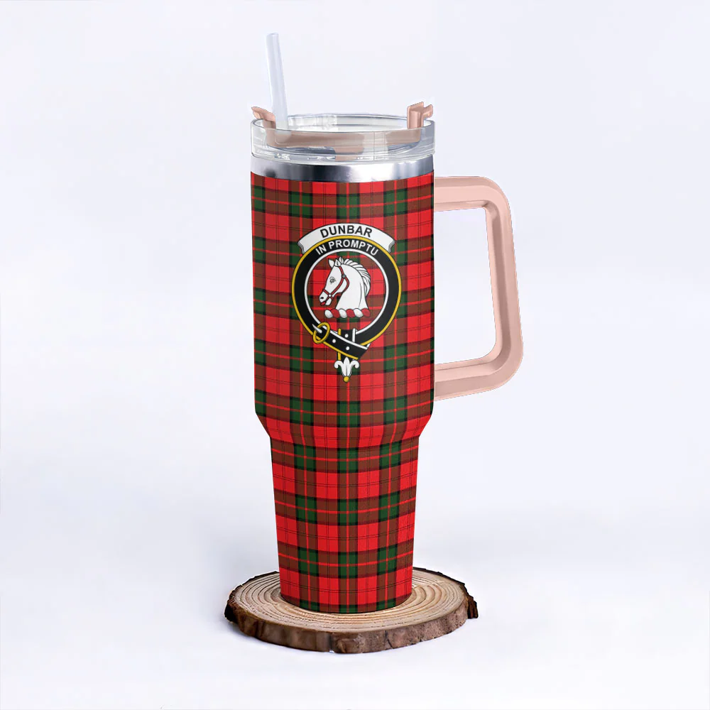 Scottish Dunbar Modern Clan Badge Tartan 40oz Tumbler - Image 4