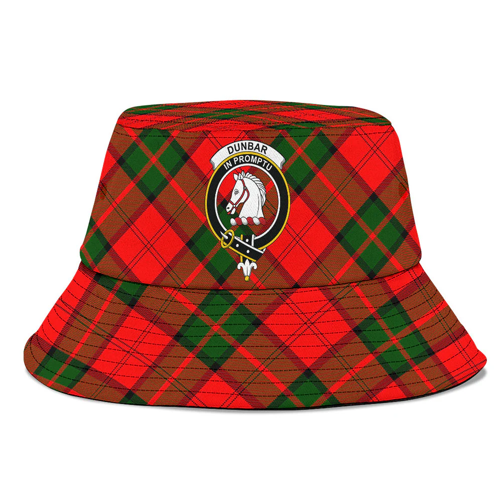 Scottish Dunbar Modern Clan Badge Tartan Bucket Hat - Image 2
