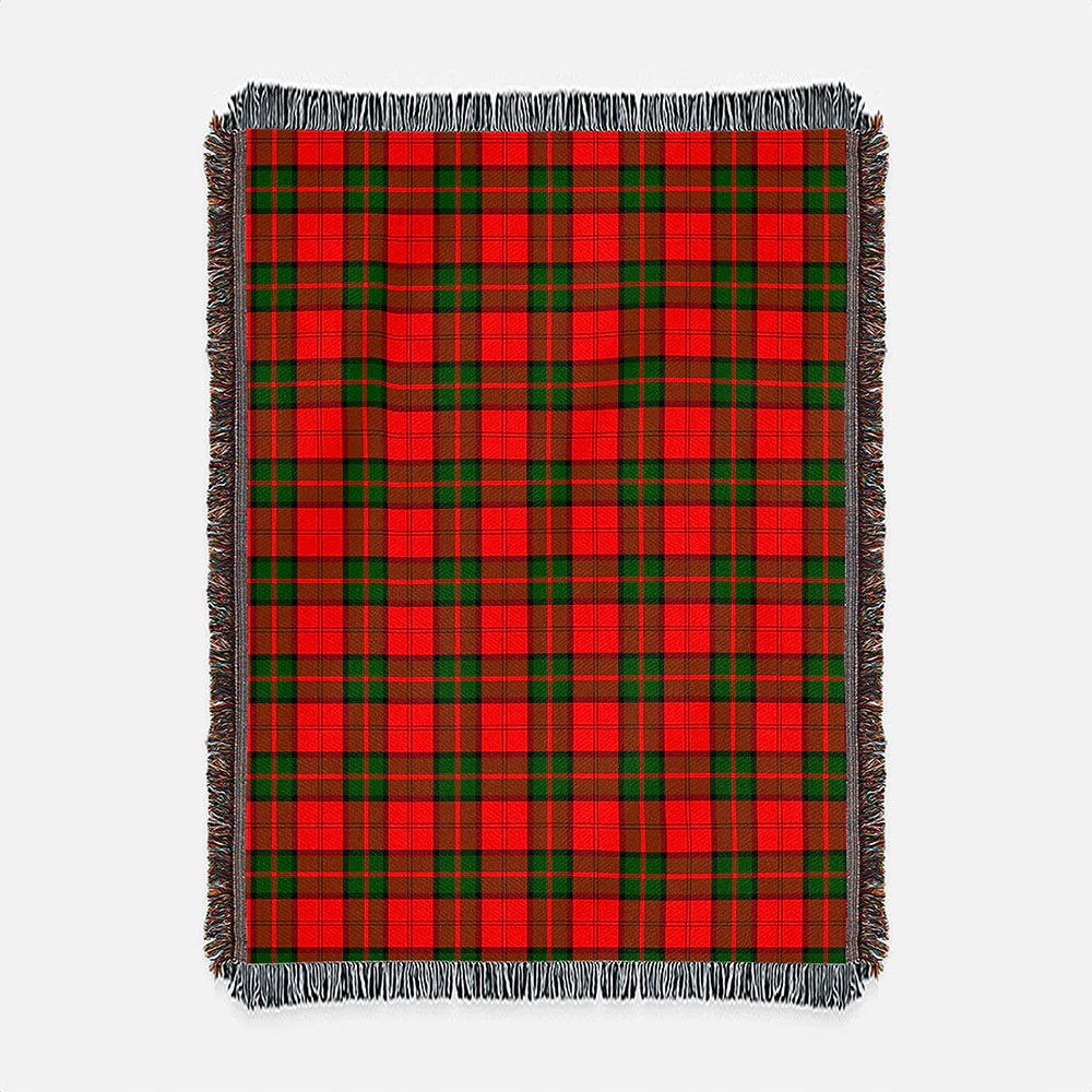 Scottish Dunbar Modern Clan Badge Tartan Woven Blanket