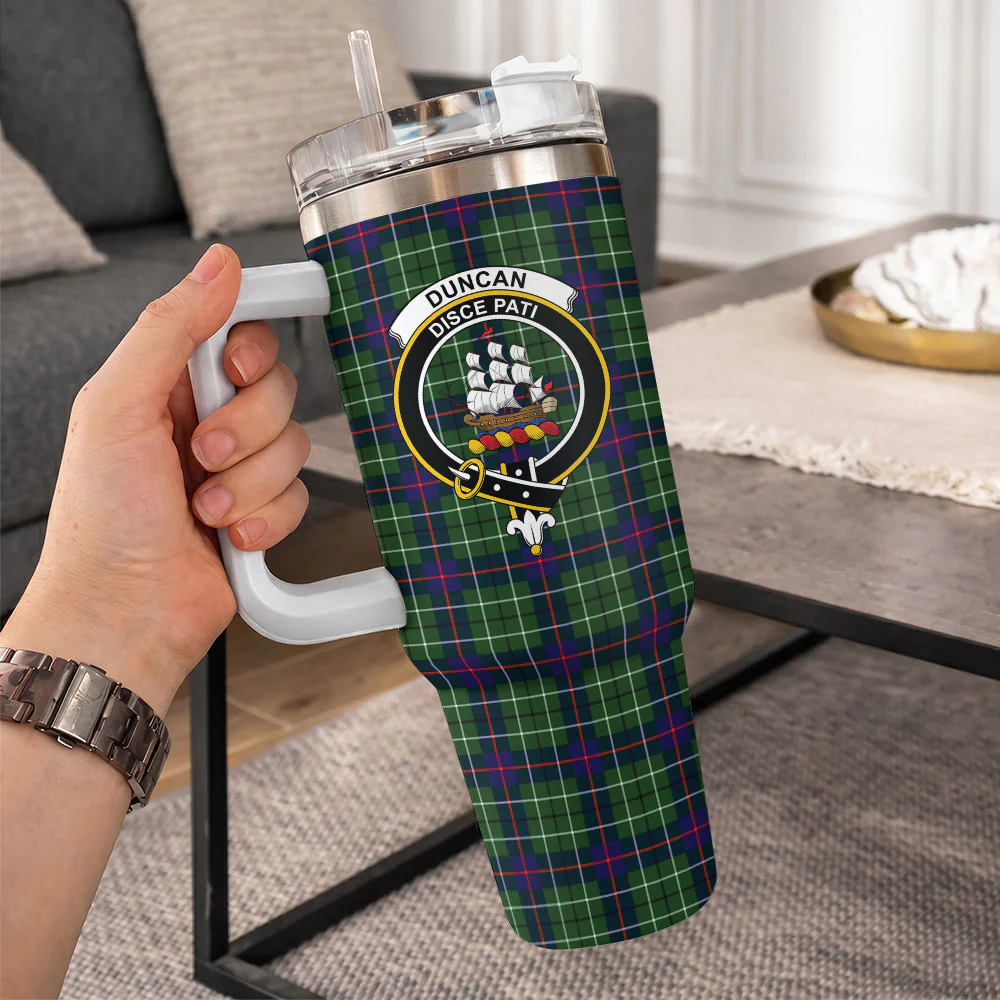 Scottish Duncan Modern Clan Badge Tartan 40oz Tumbler - Image 10