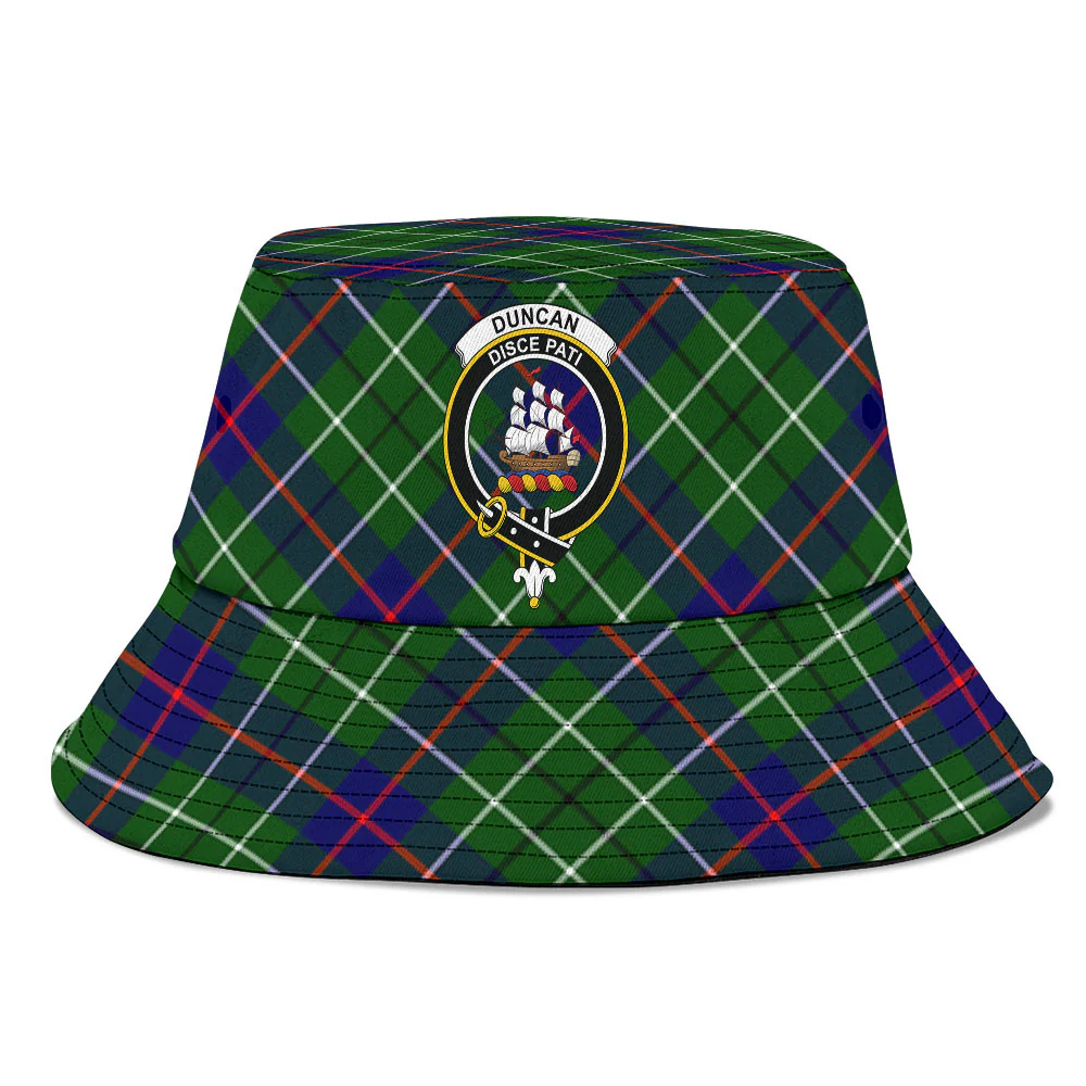 Scottish Duncan Modern Clan Badge Tartan Bucket Hat - Image 2