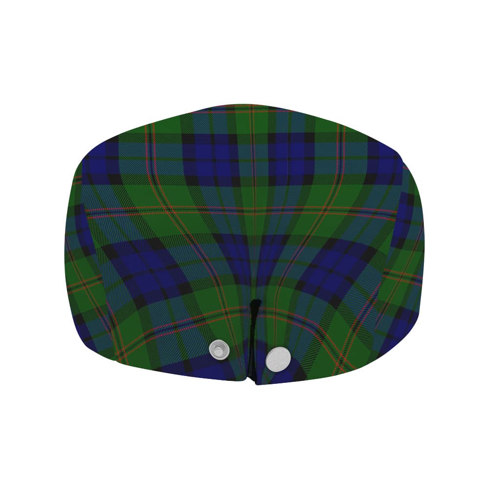 Scottish Dundas Clan Badge Tartan Flat Cap - Image 4