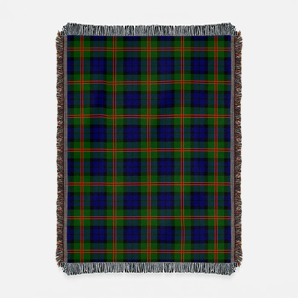 Scottish Dundas Modern 02 Clan Badge Tartan Woven Blanket