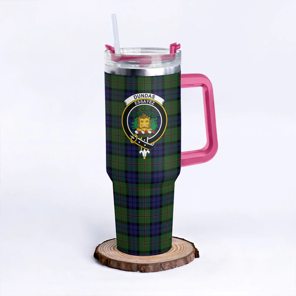 Scottish Dundas Modern Clan Badge Tartan 40oz Tumbler - Image 7