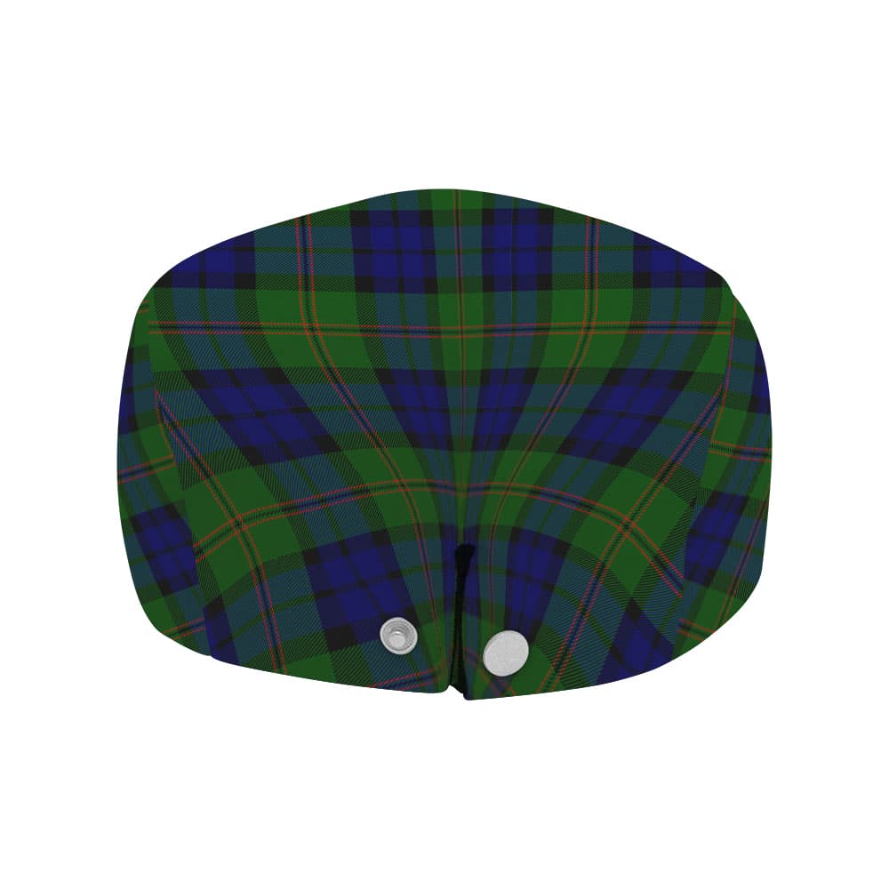 Scottish Dundas Modern Tartan Flat Cap - Image 4